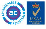 AC and UKAS logos